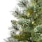 4ft. Pre-Lit Wisconsin Slim Snow Tip Pine Artificial Christmas Tree with Clear LED Lights